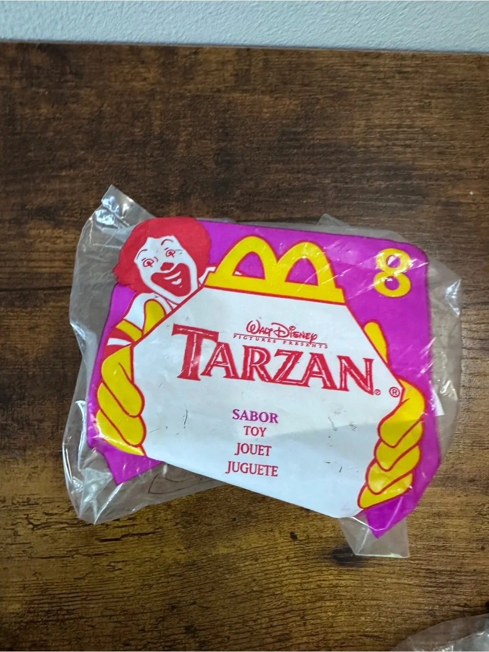 Vtg 1999 McDonalds Disney Tarzan Happy Meal Toys Lot New Sealed Terk Jane 5pc